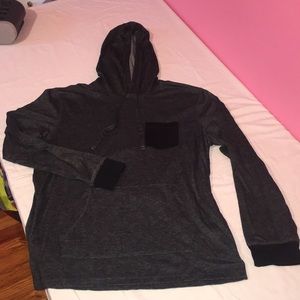 American Rag Men’s Long Sleeve Shirt w/ Hood Large